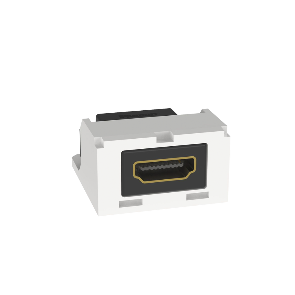 M?dulo Acoplador HDMI 2.0, Hembra a Hembra Tipo-A, Categor?a 2, Mini-Com, Color Blanco ?rtico