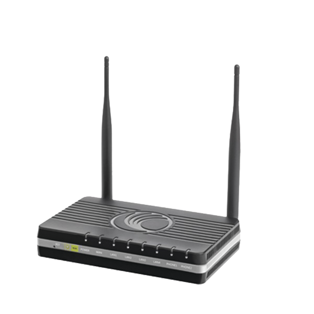 Ruteador inalámbrico 802.11n 2.4 GHz con Administración Cloud + 2 puertos VoIP + Salida PoE para Suscriptor (C000000L026A) - C000000L026A