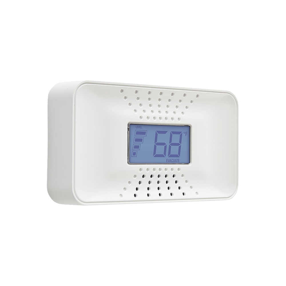 Alarma de monóxido de carbono (CO) con batería de 10 años y display digital de temperatura