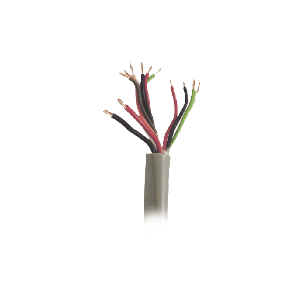 Bobina de Cable de 500 Metros (1640 Pies) / Color Gris / Sistemas de Alarmas de Intrusi?n y Control de Acceso / 5 Pares Calibre 22 / 1 Par Calibre 18 / Intemperie