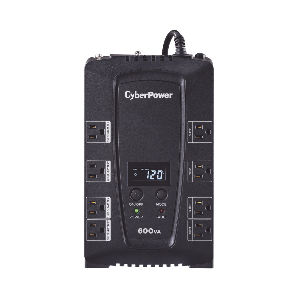 UPS de 600 VA/340 W, Topología Standby, Entrada 120 Vca NEMA 5-15P, Tipo Gabinete Compacto, Con 8 Tomas NEMA 5-15R - Image 2
