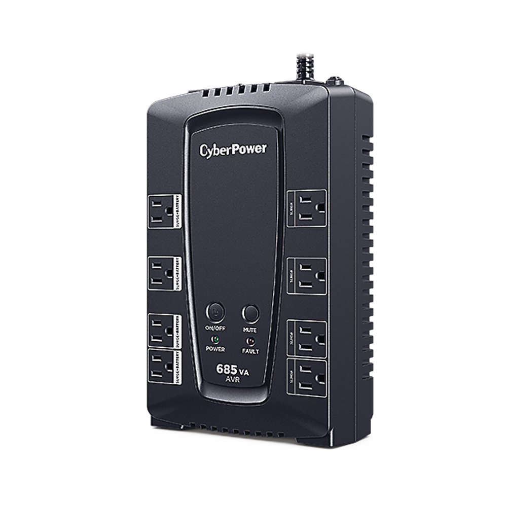 UPS de 685 VA/390 W, Topología Línea Interactiva, Entrada 120 Vca NEMA 5-15P, Tipo Gabinete Compacto, Con 8 Tomas NEMA 5-15R - Image 4