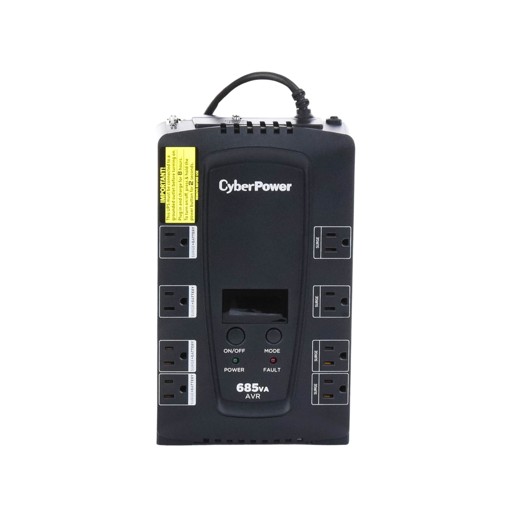 UPS de 685 VA/390 W, Topología Línea Interactiva, Entrada 120 Vca NEMA 5-15P, Tipo Gabinete Compacto, Con 8 Tomas NEMA 5-15R - Image 5