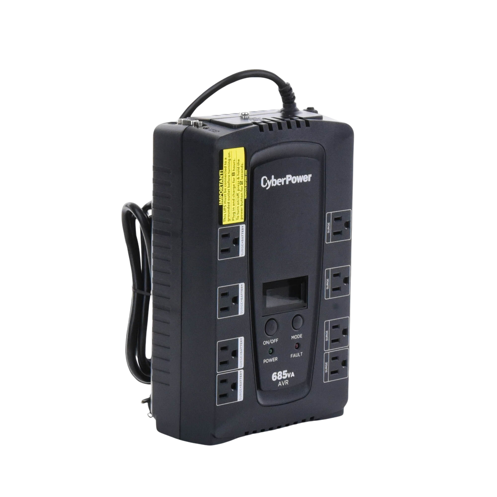 UPS de 685 VA/390 W, Topología Línea Interactiva, Entrada 120 Vca NEMA 5-15P, Tipo Gabinete Compacto, Con 8 Tomas NEMA 5-15R - Image 7