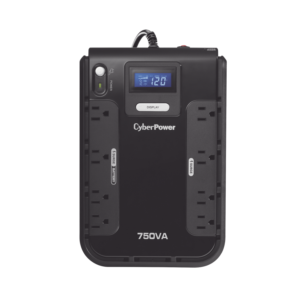UPS de 750 VA/420 W, Topología Standby, Entrada 120 Vca NEMA 5-15P, Tipo Gabinete Compacto, Con 8 Tomas NEMA 5-15R - Image 2
