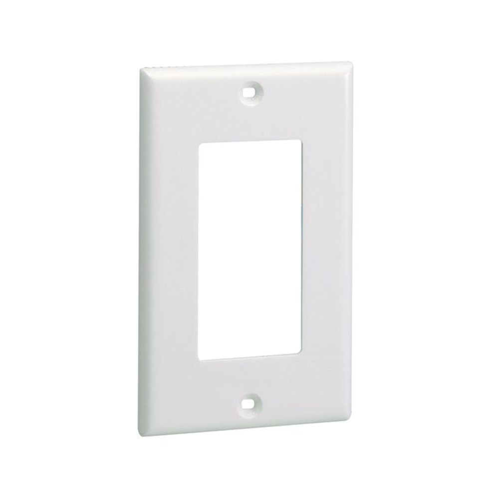 Placa de Pared Frontal Est?ndar GFCI, Material ABS, Color Blanco