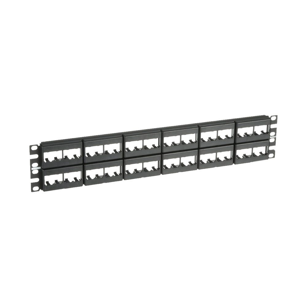 Panel de Parcheo Modular Mini-Com (Sin Conectores), Plano, Sin Blindaje, de 48 Puertos, 2 UR - Image 2