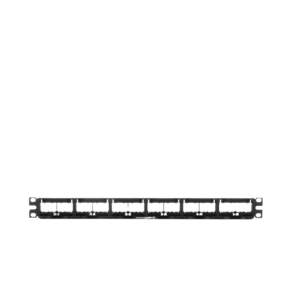 Panel de Parcheo Modular Mini-Com (Sin Conectores), Plano, Sin Blindaje, Con Etiqueta y Cubierta, de 24 Puertos, 1UR - Image 5