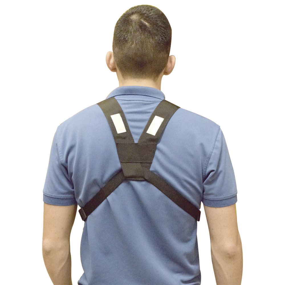 Pechera Universal con soporte para radio, sostén de bolígrafo y seguridad para la bolsa con cinta adherente. Logo TX-PRO. - Image 3