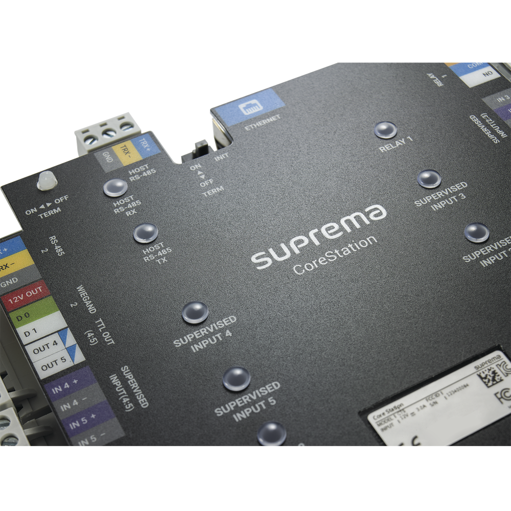 CoreStation Panel de Control de Acceso / Biometría Integrada / Compatible con Sistema de Elevadores / 200,000 Huellas / 4 Puertas - Image 5