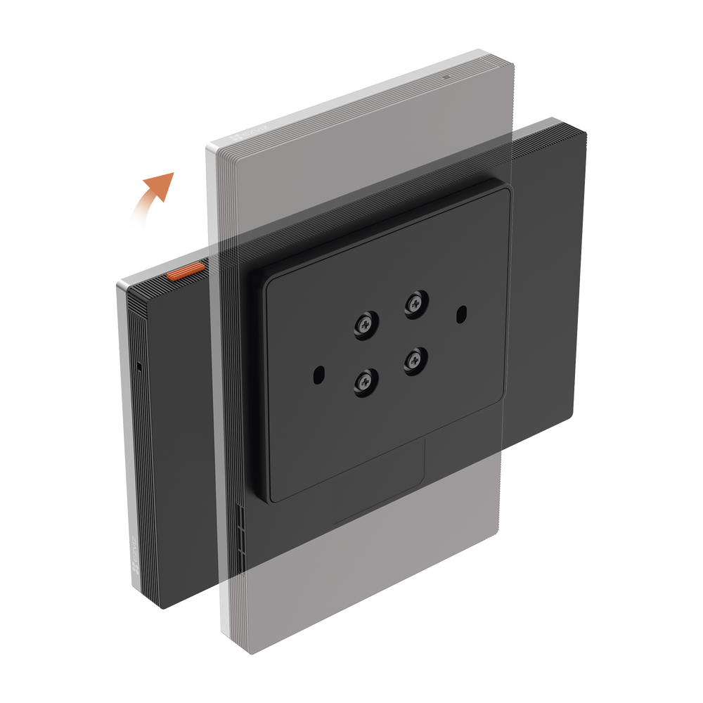 Pantalla Inalámbrica / Con Batería Recargable 4600mAh / Wi-Fi / Ideal Para Escritorio o Pared / Vista en Vivo de Cámaras EZVIZ / Compatible con Videoportero CS-HP7 para ver Cámara y Apertura Remota / Audio de Dos Vías - Image 3