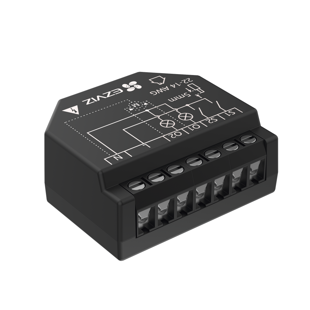 Relevador Wi-Fi Inteligente / 2 Salidas Para 2 Apagadores / Ideal Para Control de Iluminación / Control Remoto / Horarios Personalizados / Registro de Consumo / 110-240VCA