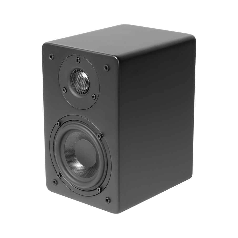 Altavoz de Estantería | Woofer de 4'' | Tweeter de 1 | Acabado negro mate | 40 watts | 8ohms