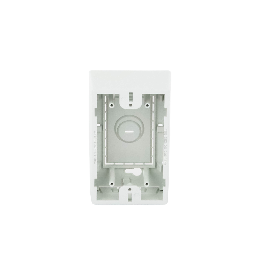 Caja de Montaje Superficial, Para Placas de Pared (Face Plates), Color Blanco - Image 4