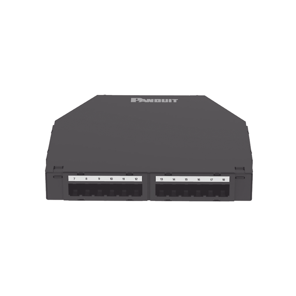 Punto de Consolidaci?n de 24 Puertos Mini-Com, Instalaci?n en Piso o Pared, Fabricado en Aluminio, Color Negro - Image 3