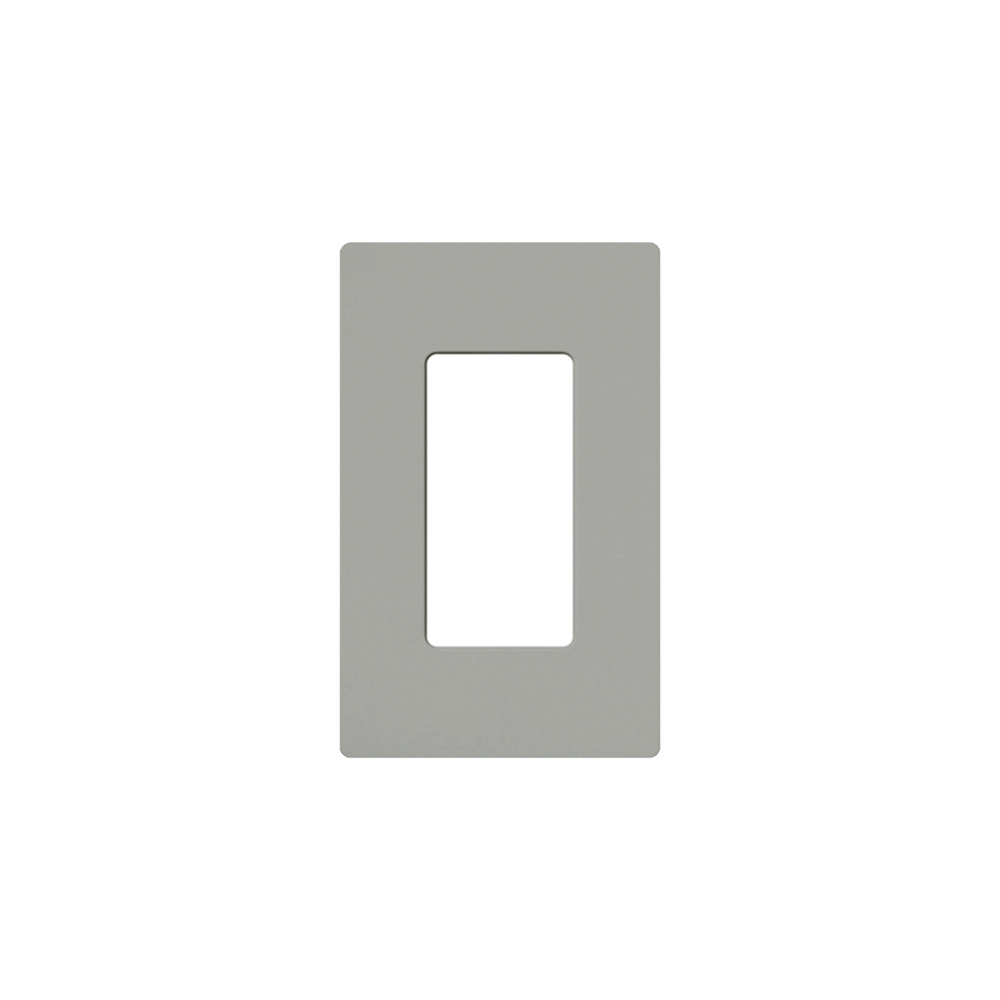Tapa Color Gris para interruptor o dimmer Lutron, 1 gang, limpio y moderno