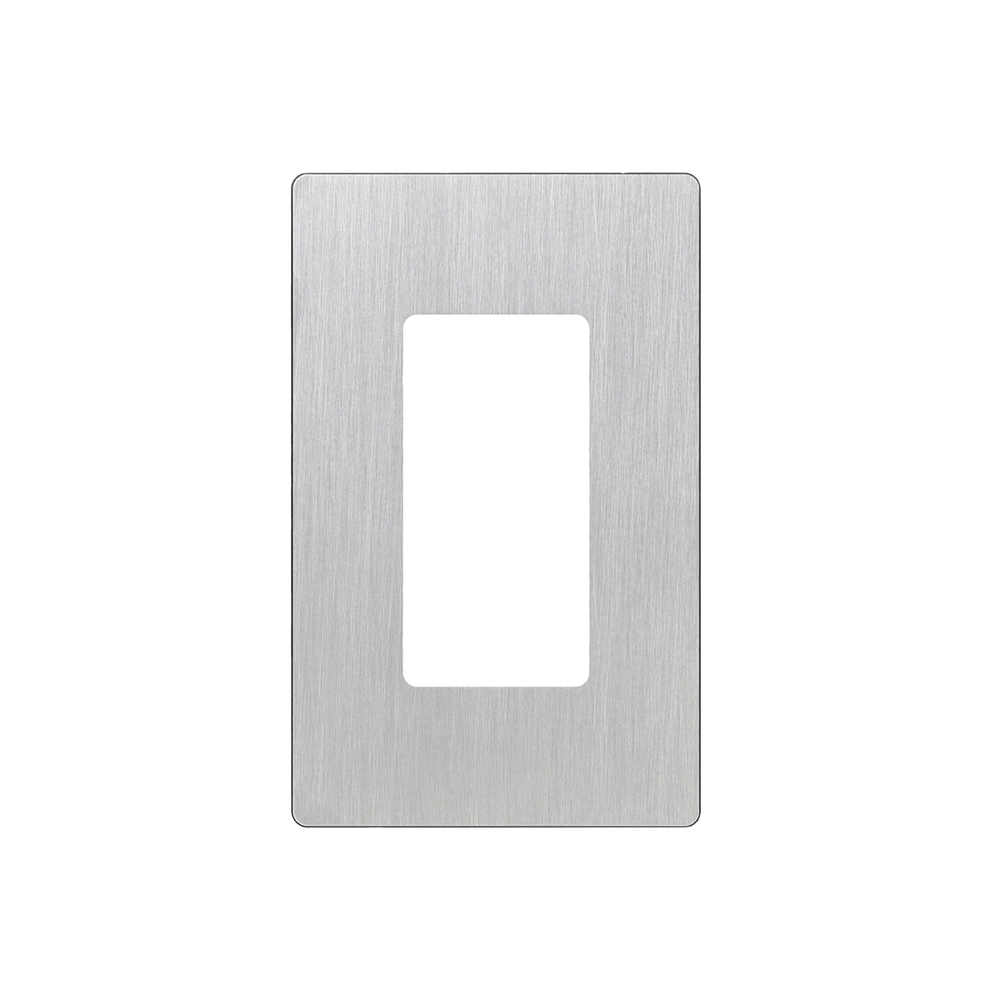 Tapa Color Metálico para interruptor o dimmer Lutron, 1 gang, limpio y moderno