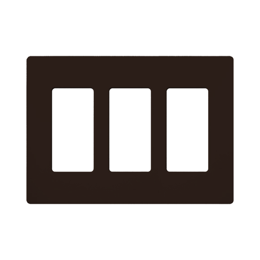 Placa de pared 2 espacio, para atenuador (dimmer), switch ó control remoto PICO inalámbrico.