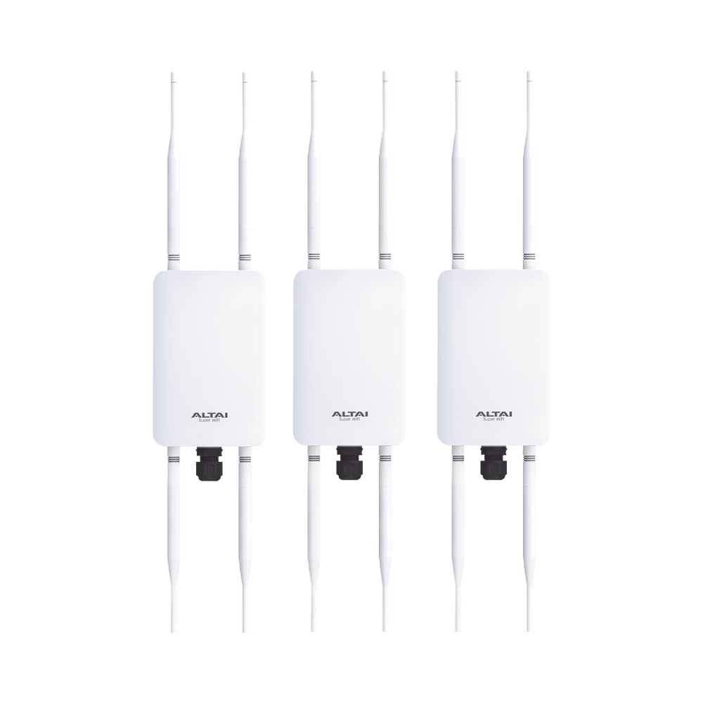 Kit 3 Puntos de Acceso CX-200, Wave2, Dual Band, Antenas Omnidireccionales 5 dBi