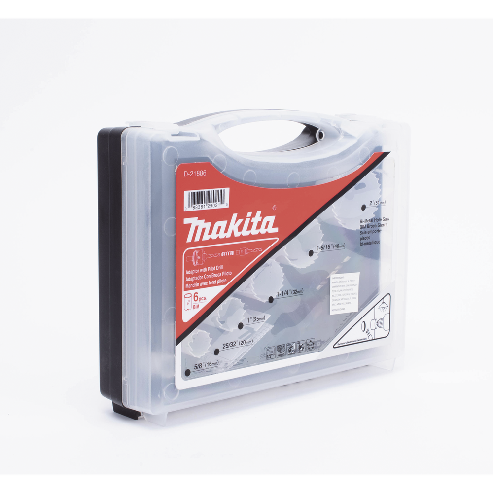 Kit Broca Sierra (5/8" - 2"), 6 Piezas - Image 3