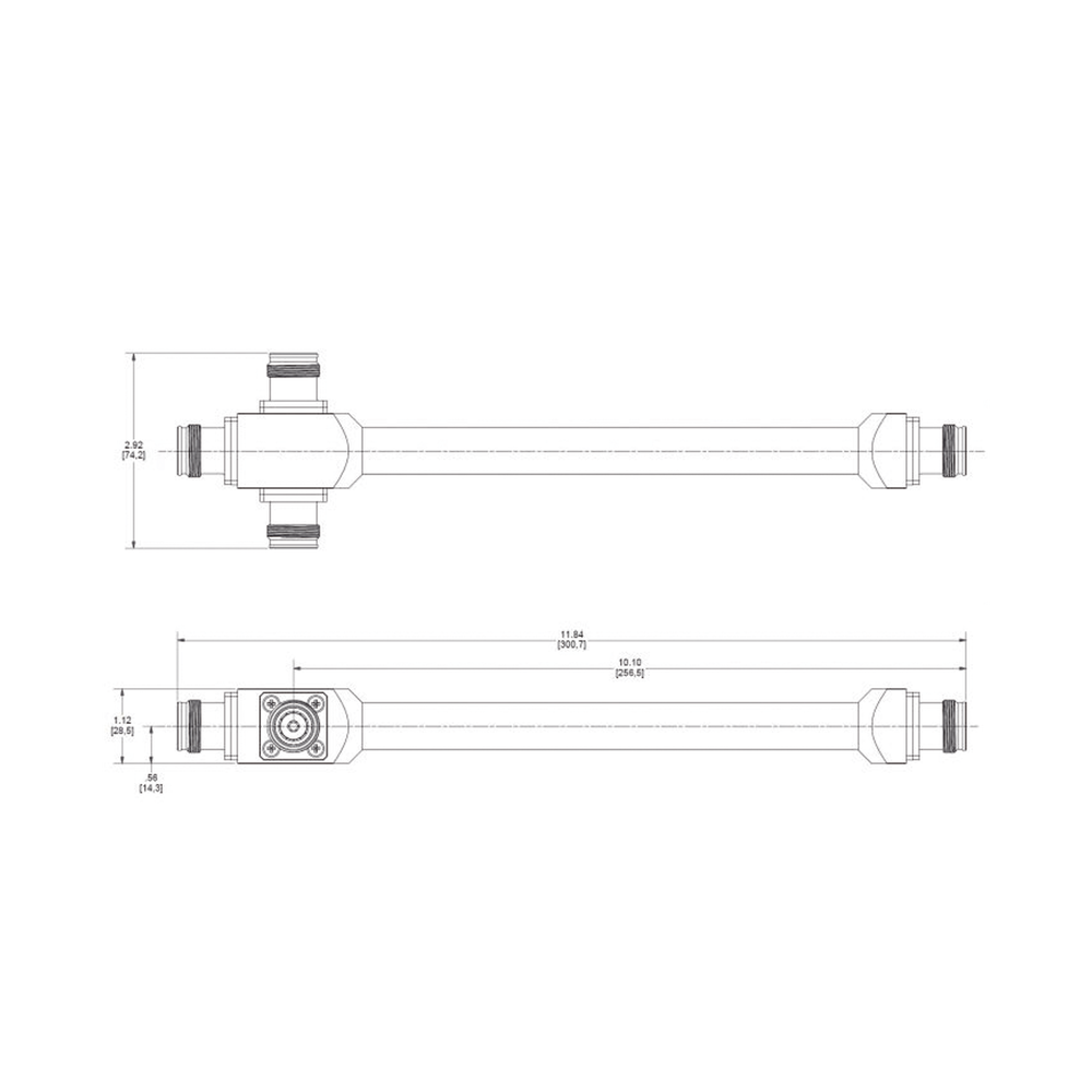 DIVISOR REACTIVO DE 3 VIAS 617-5925MHz 300W -161dBc 4.3-10 IP67 - Image 2