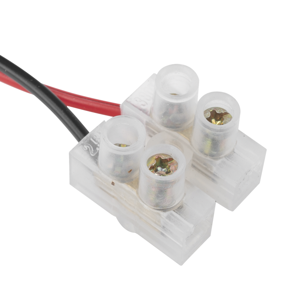 Cable de Alimentaci?n con Conector Macho a Bloque de Terminal Atornillable / Calibre 18 AWG / Longitud 28.5 cm (11.22 Pulgadas) / Ideal para Alimentaci?n de C?maras - Image 2