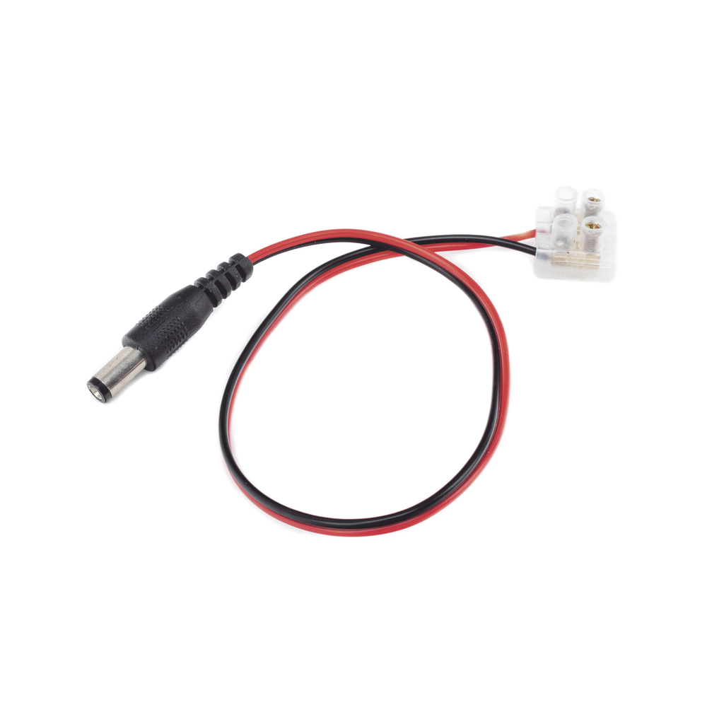 Cable de Alimentaci?n con Conector Macho a Bloque de Terminal Atornillable / Calibre 18 AWG / Longitud 28.5 cm (11.22 Pulgadas) / Ideal para Alimentaci?n de C?maras - Image 3