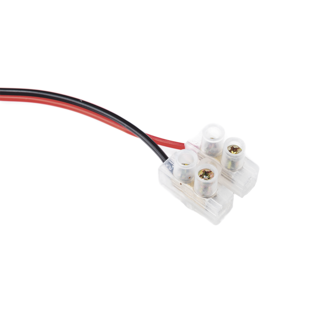 Cable de Alimentaci?n con Conector Macho a Bloque de Terminal Atornillable / Calibre 18 AWG / Longitud 28.5 cm (11.22 Pulgadas) / Ideal para Alimentaci?n de C?maras - Image 4