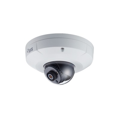 Cámara IP Mini Domo Antivandálico 2MP Lente Fijo 4mm, IR 15m, para Exterior