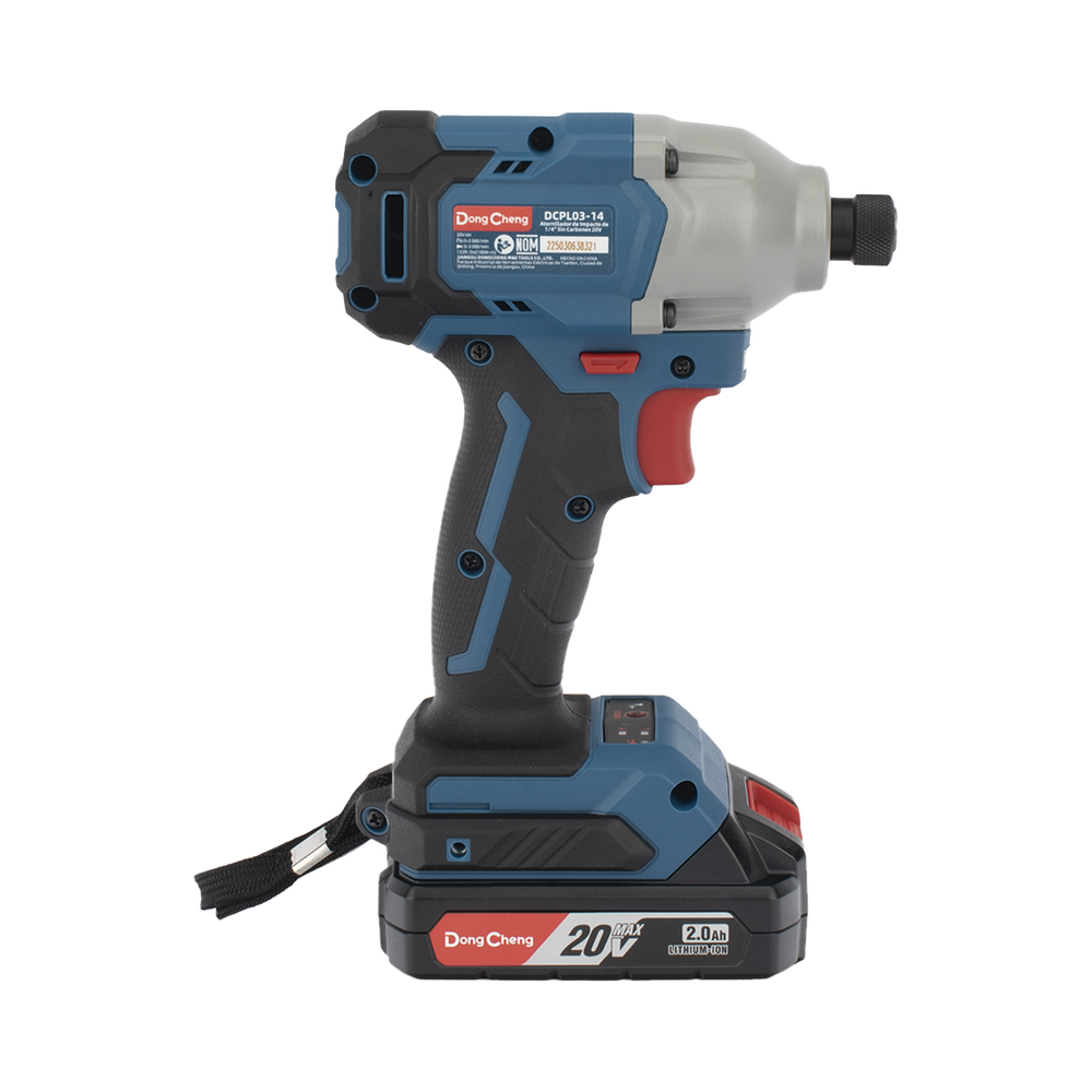 Atornillador de Impacto de 1/4 in. sin escobillas de 20V, incluye Batería de 2.0 Ah y Maletín - Image 3