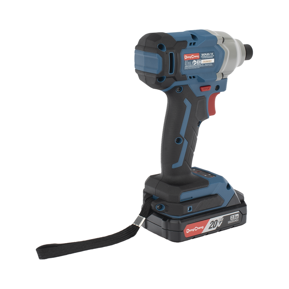 Atornillador de Impacto de 1/4 in. sin escobillas de 20V, incluye Batería de 2.0 Ah y Maletín - Image 4