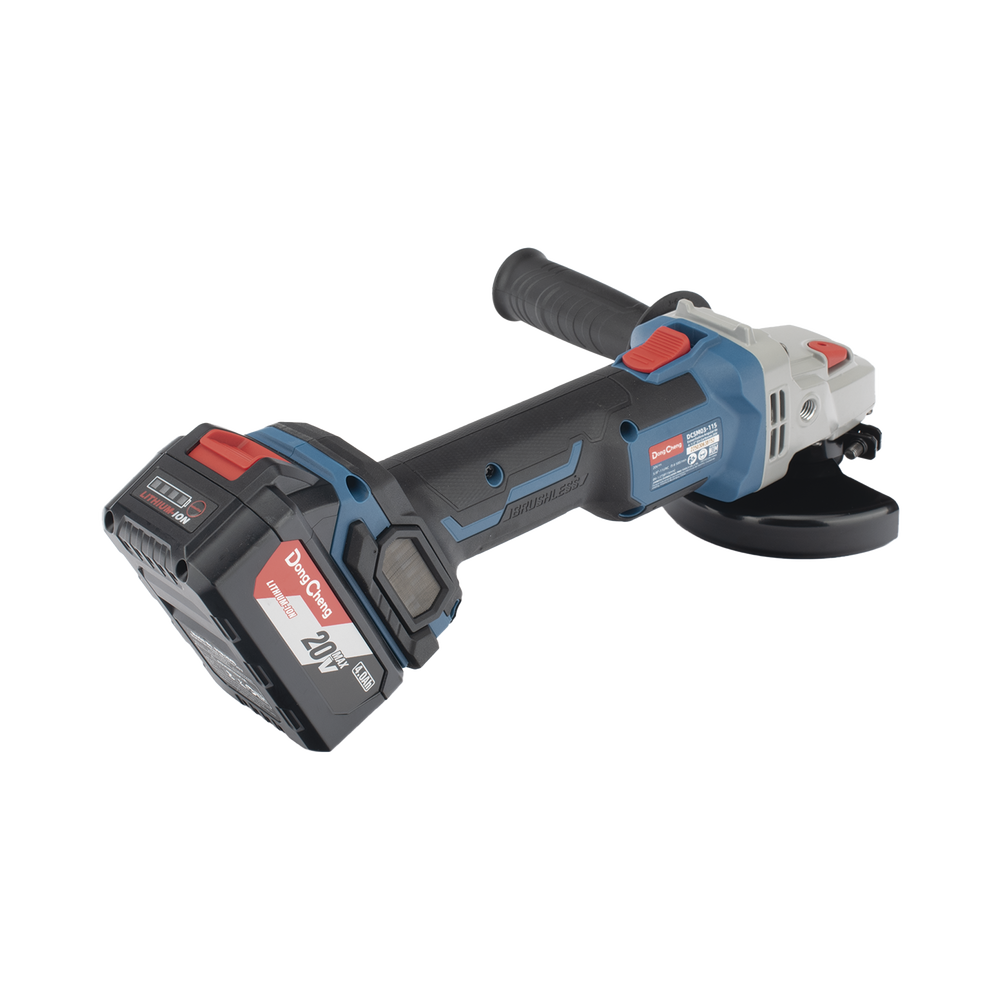 Amoladora Angular de 20Vcc, Disco de 4-1/2 in, Incluye 2 Baterías de 4.0Ah, Cargador y Estuche - Image 3