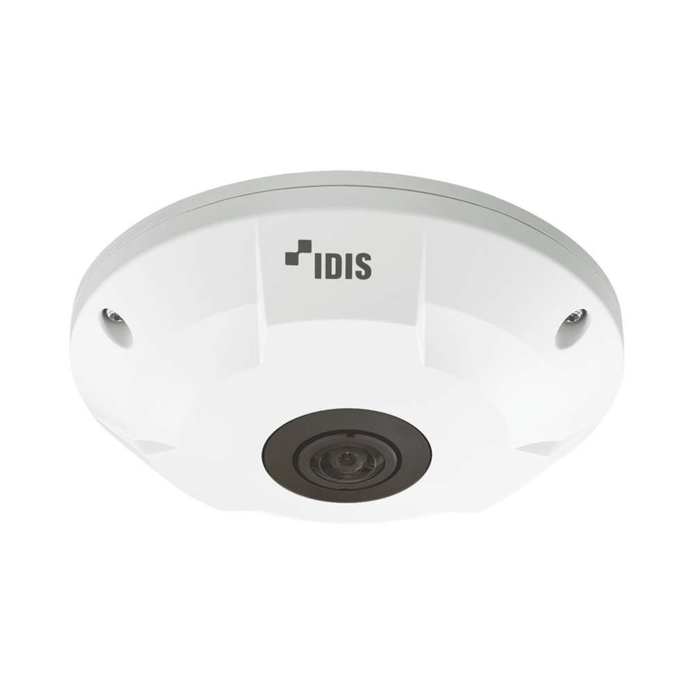 Fisheye 5 Megapixeles | Camara IP | Interior | Audio de Dos Vias | MicroSD (Hasta 256 GB) | Entrada/Salida de Audio | ICR Dia y Noche | PoE