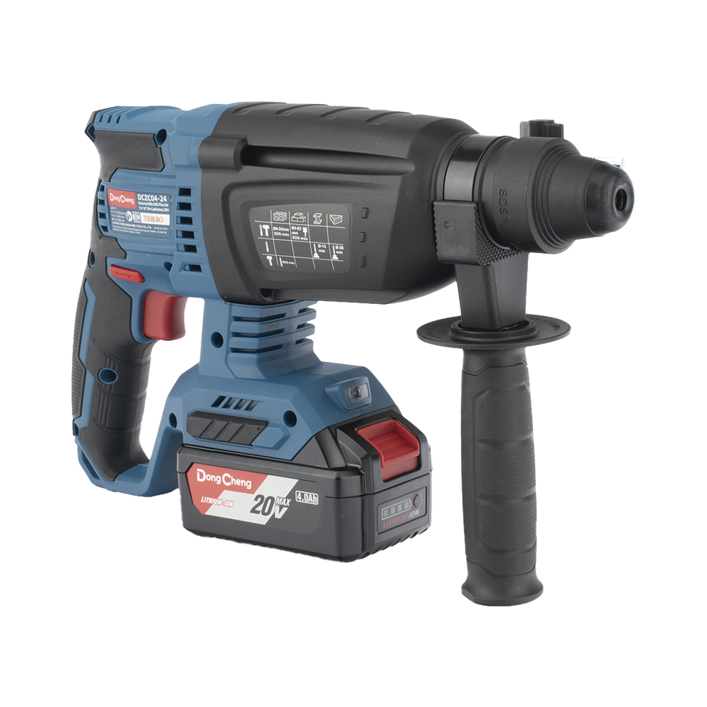 Martillo perforador inalámbrico SDS-PLUS, Incluye 2 Baterías 20V, 4.0 Ah, Cargador y Estuche - Image 3