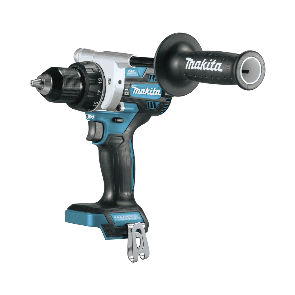 Taladro Atornillador BL 18 V 5 Ah LXT 130 Nm 2 Velocidades (0-550 0-2100 rpm). Incluye 2 puntas dobles empuñadura auxiliar y gancho. Sin baterías, sin cargador y sin maletín.