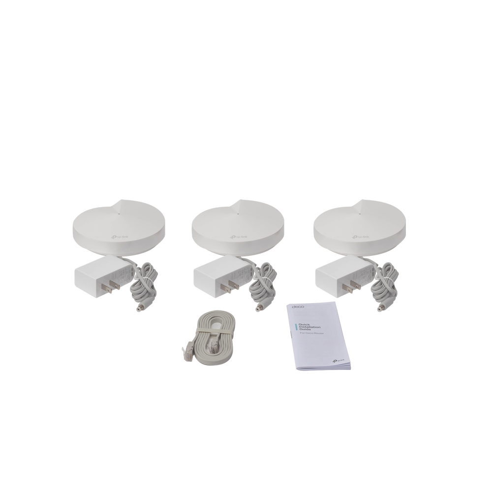 Kit 3 Routers Inalámbricos MESH Interior para Hogar / Doble Banda Wi-Fi 5 AC1300 Mbps / 2 Puerto Gigabit WAN/LAN / 4 Antenas Internas / Administración Mediante la App Deco (iOS, Android) / Protección HomeCare - Image 7