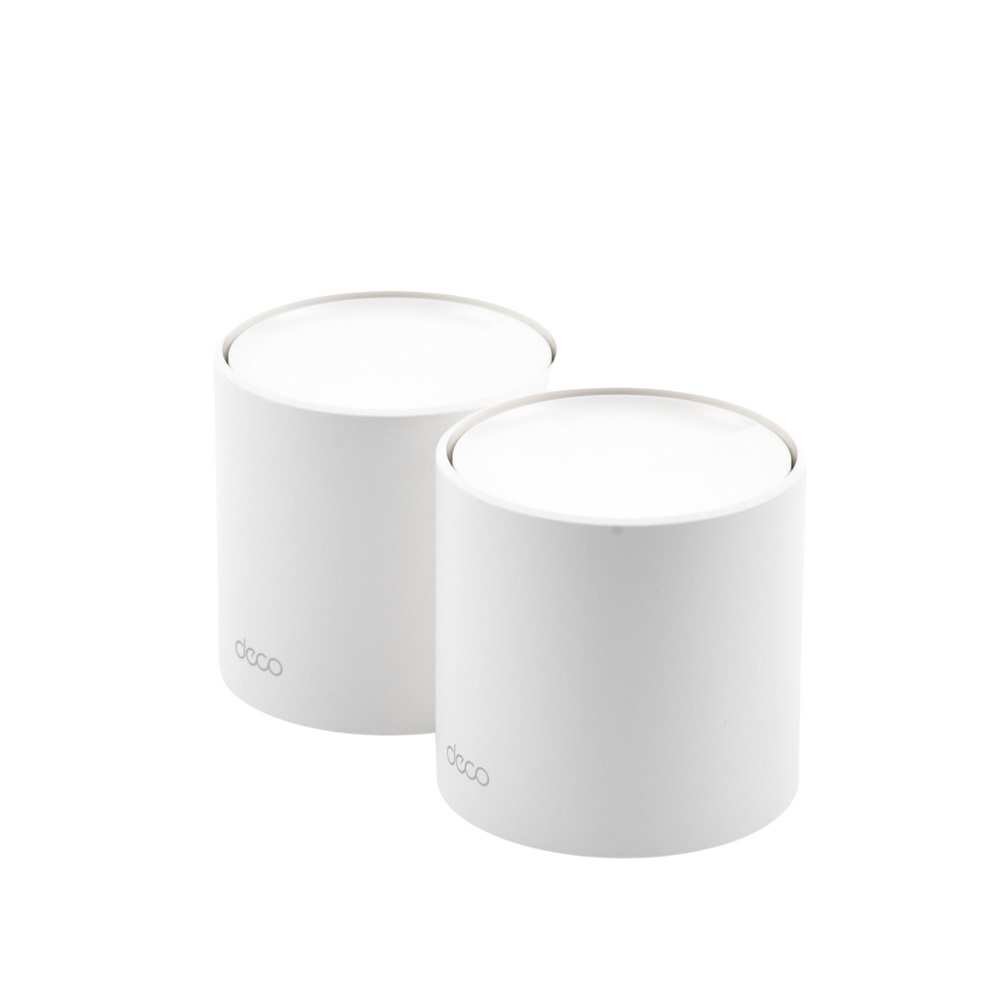 Kit 2 Routers Inalámbricos MESH Interior para Hogar / Doble Banda Wi-Fi 6 AX1800 Mbps / 2 Puerto Gigabit WAN/LAN / 2 Antenas Internas / Administración Mediante la App Deco (iOS, Android) / Protección HomeShield - Image 2