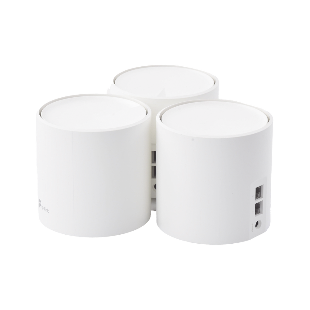 Kit 3 Routers Inalámbricos MESH Interior para Hogar / Doble Banda Wi-Fi 6 AX1800 Mbps / 2 Puerto Gigabit WAN/LAN / 2 Antenas Internas / Administración Mediante la App Deco (iOS, Android) / Protección HomeShield - Image 2