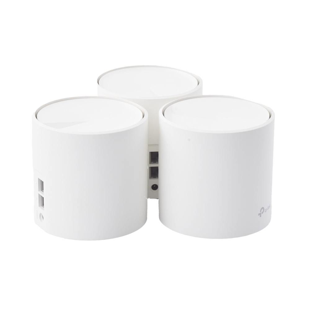 Kit 3 Routers Inalámbricos MESH Interior para Hogar / Doble Banda Wi-Fi 6 AX1800 Mbps / 2 Puerto Gigabit WAN/LAN / 2 Antenas Internas / Administración Mediante la App Deco (iOS, Android) / Protección HomeShield - Image 4