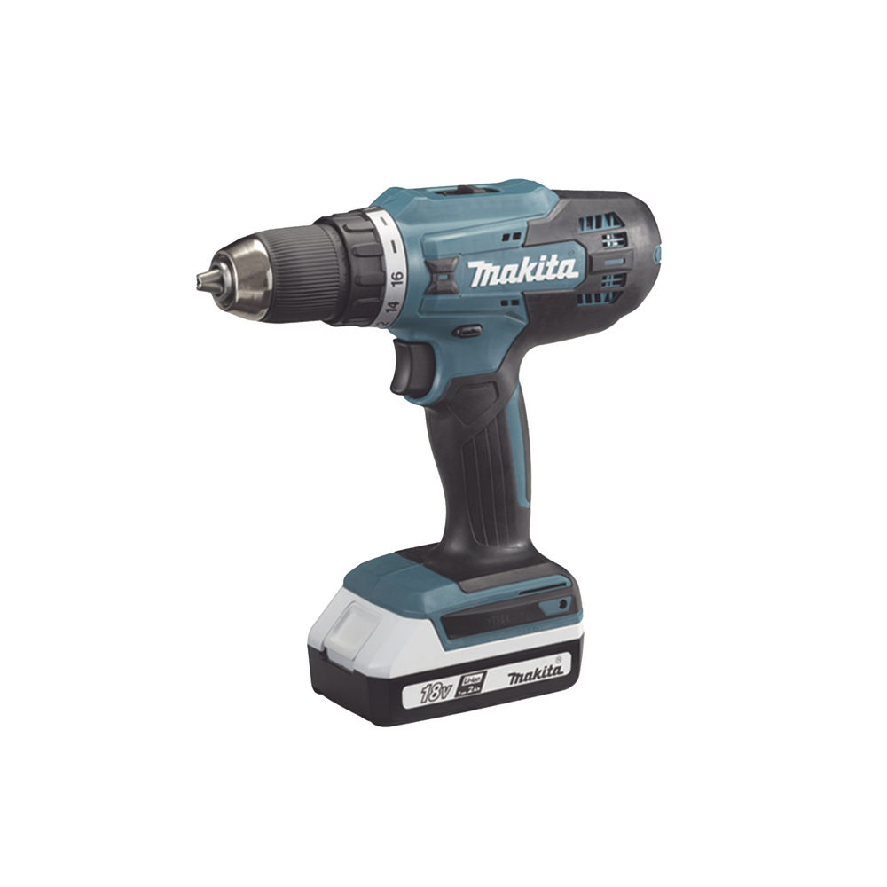 Taladro Inalámbrico SIN CARBONES, Broquero de 1/2", 1,700 RPM, 18V???, Torque: 40 N.m C/2 Bat. (1.5Ah) y Cargador.