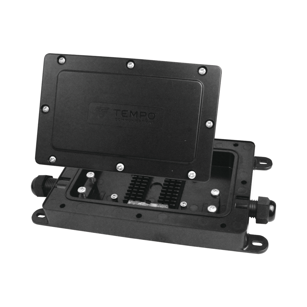 Cierre de Empalme Interior/Exterior para 12 Fusiones, IP68, 2 Puertos en L?nea