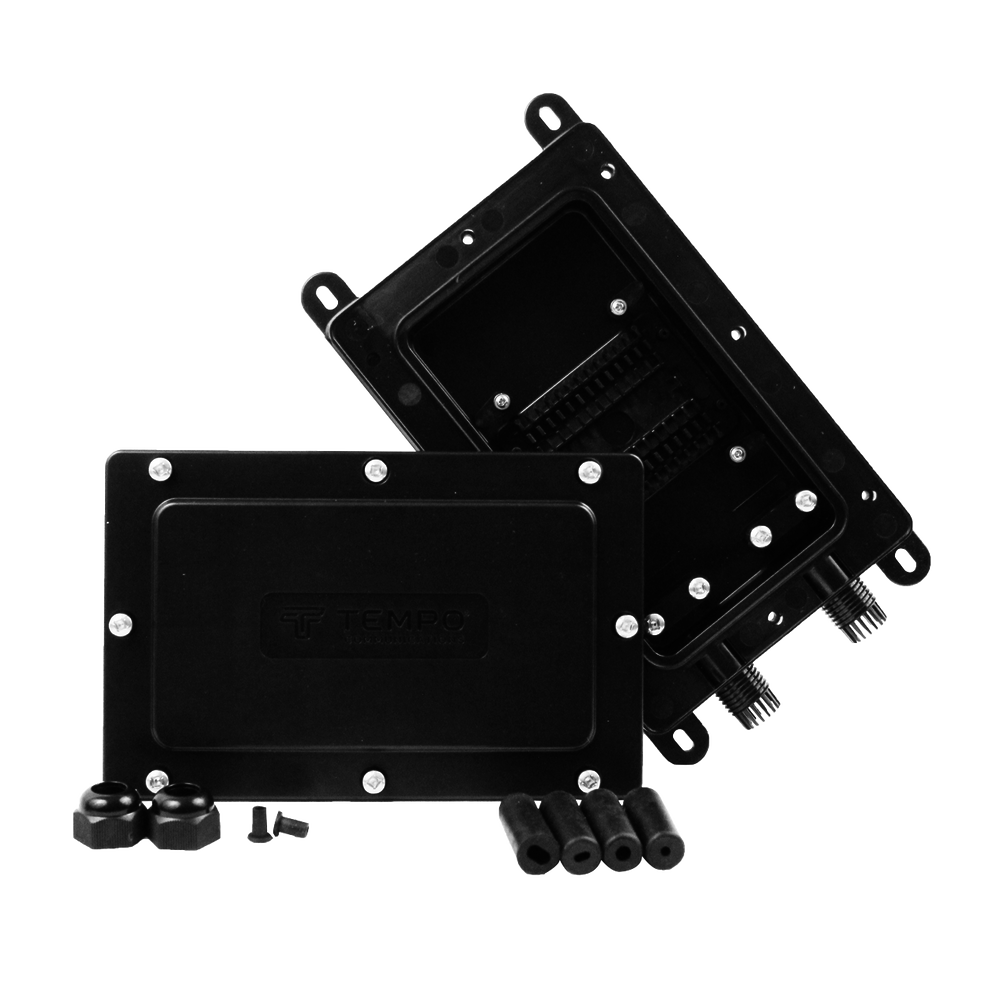 Cierre de Empalme Interior/Exterior para 12 Fusiones, IP68, 2 Puertos Laterales - Image 3