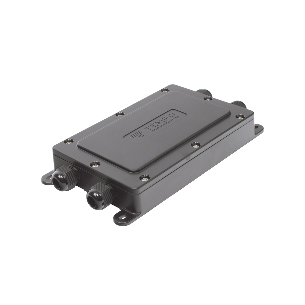 Cierre de Empalme Interior/Exterior para 12 Fusiones, IP68, 4 Puertos