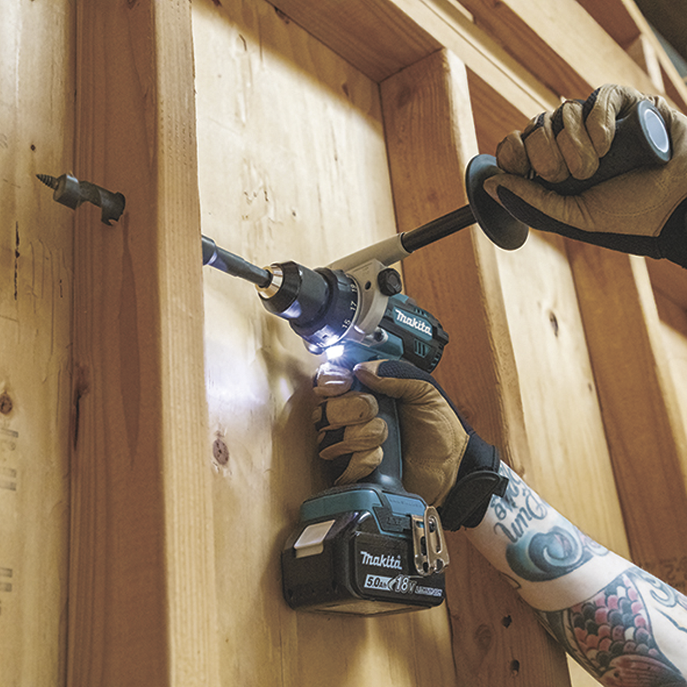 Taladro combinado BL 18 V LXT 5.0 Ah 130 Nm. Sin batería, sin cargador rápido y sin maletín Makpac. - Image 4