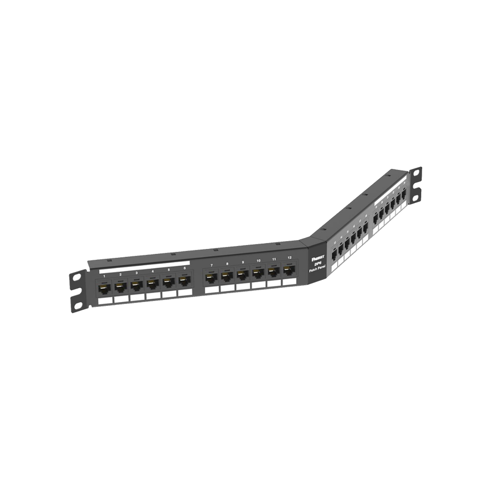 Panel de Parcheo de Impacto (110), Angulado, Categor?a 6A, de 24 Puertos, 1UR - Image 3