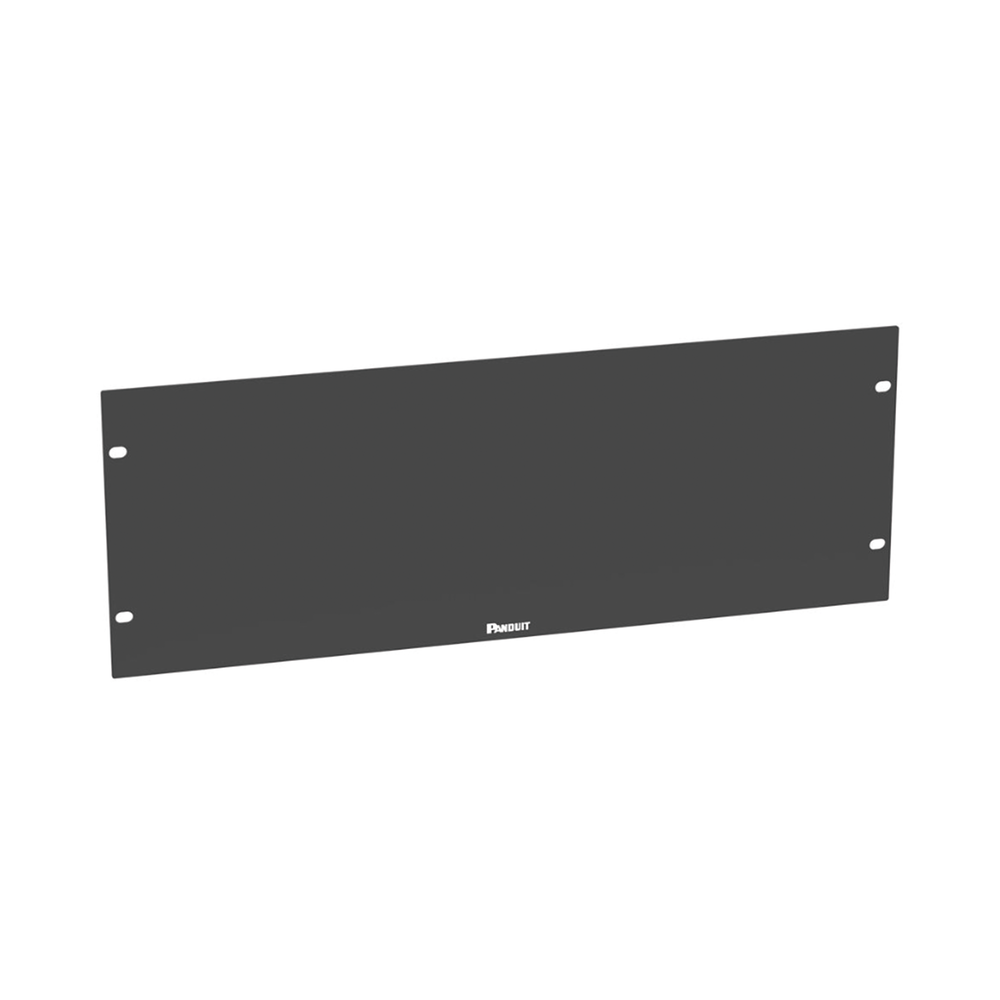 Tapa Ciega Para Rack Estándar de 19in, Plano, de Acero, 4UR, Color Negro - Image 2