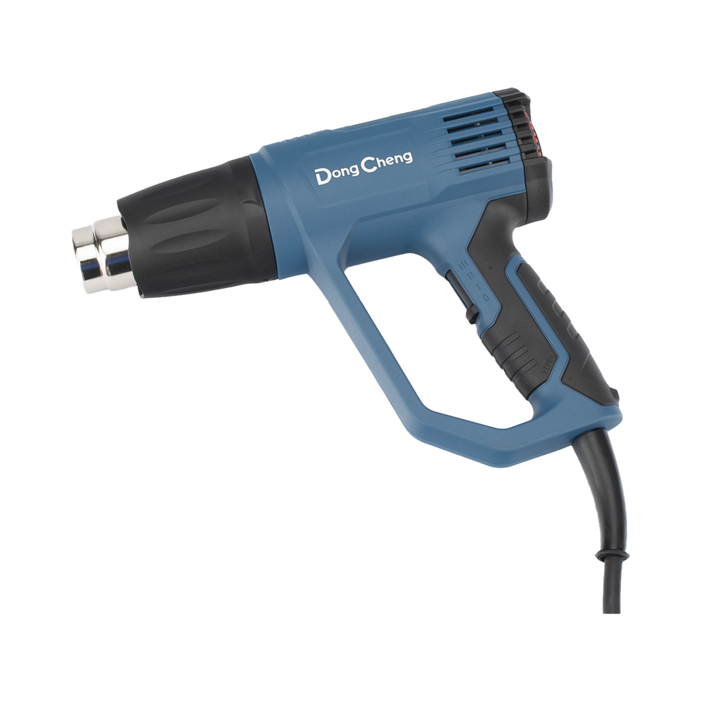 Pistola de Calor de 1600W, con 3 niveles de Temperatura variable, Incluye 2 Boquillas