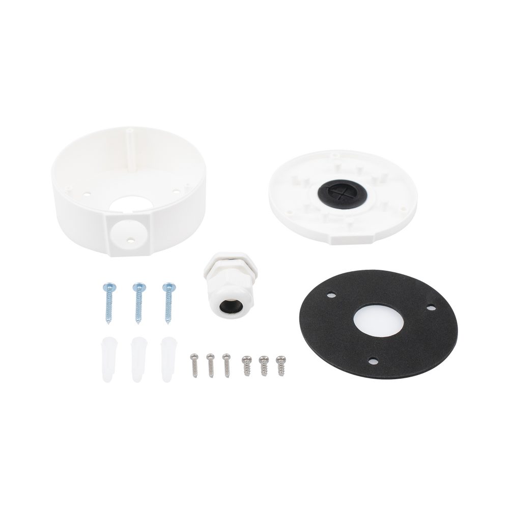 Caja de Conexiones Plástica Compatible con Cámaras epcom / HIKVISION / Uso en Exterior - Image 4