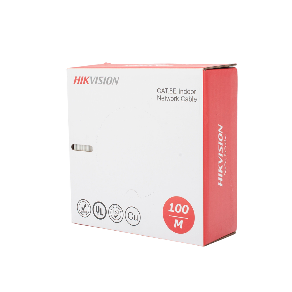 Bobina de Cable UTP 100 Mts / Cat 5E (24 AWG) / Color Blanco / PVC (CM) / Uso en Interior / 100% Cobre / Aplicaciones de CCTV y Redes de Datos - Image 2