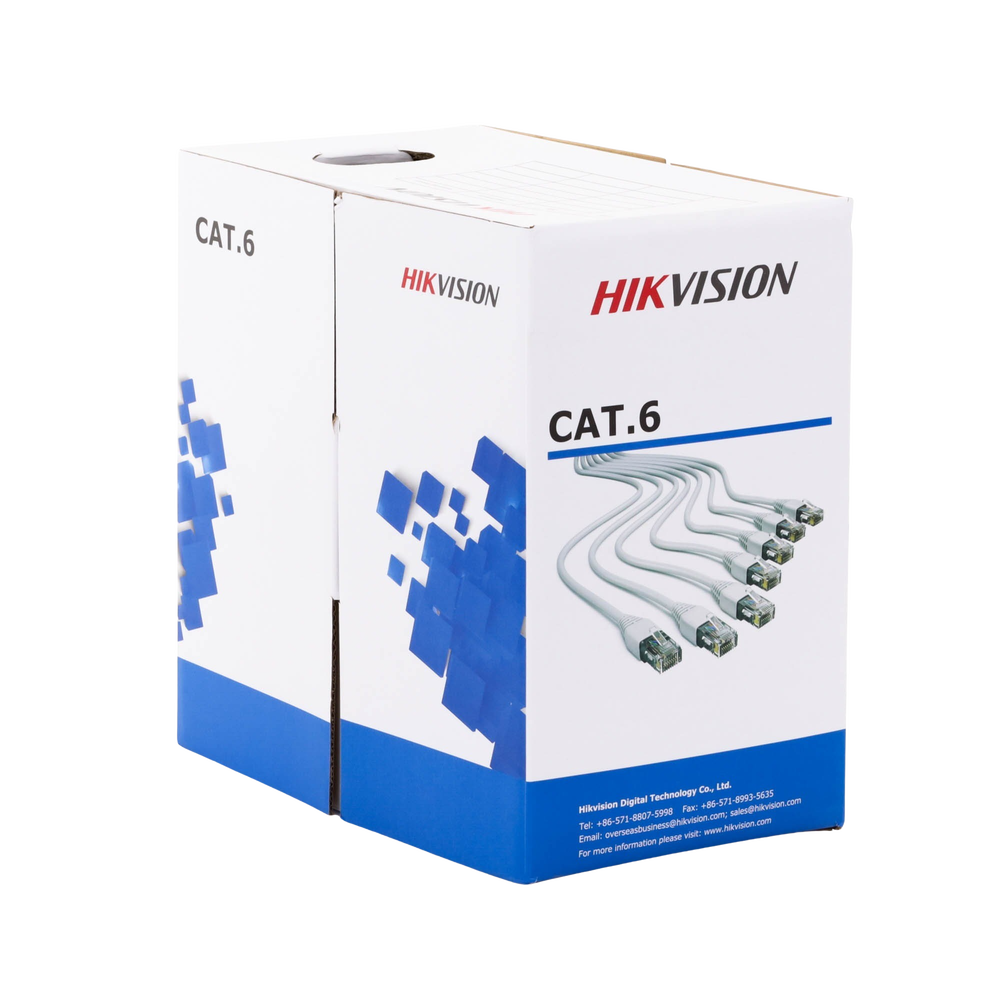 Bobina de Cable de 305 Metros (1000 Pies) Cat 6 / 100% Cobre / Color Blanco / Uso en Interior / PVC - Image 2